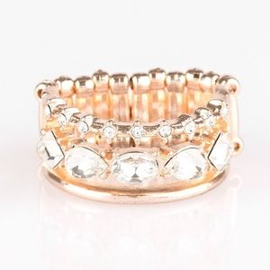 Backstage Sparkle Rose Gold Ring